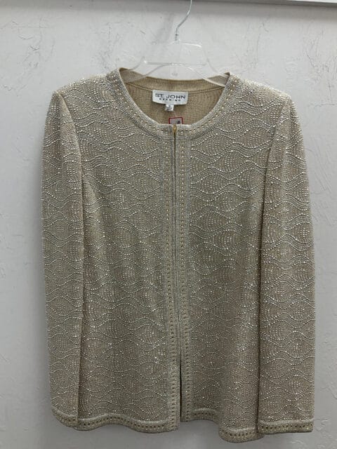 St. John Zip up Cardigan Cr. Collection 2006