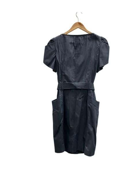 Preloved Karen Millen-Denim Dress-Size 6 - Image 3