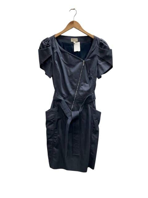 Preloved Karen Millen-Denim Dress-Size 6 - Image 2